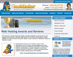 Hostgator Awards