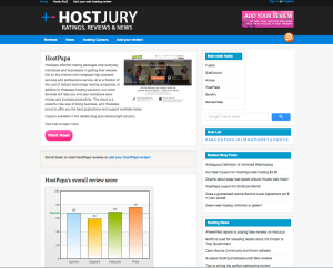 Hostpapa reviews at hostjury.com