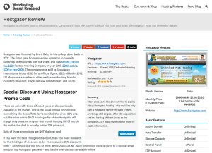 WebHostingSecretRevealed.net HostGator review
